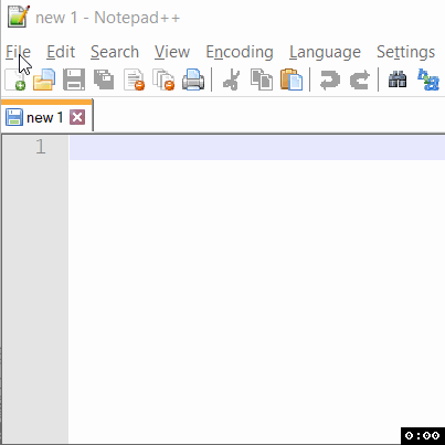 Open New Tab in Notepad++.gif